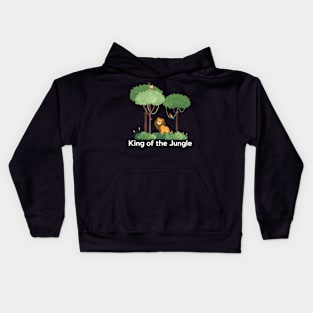 King of the jungle Kids Hoodie